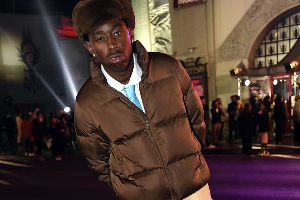 Estrellas como Tyler, The Creator (en foto) participaron en el mega desfile de Gucci sobre el Paseo de la Fama de Hollywood.