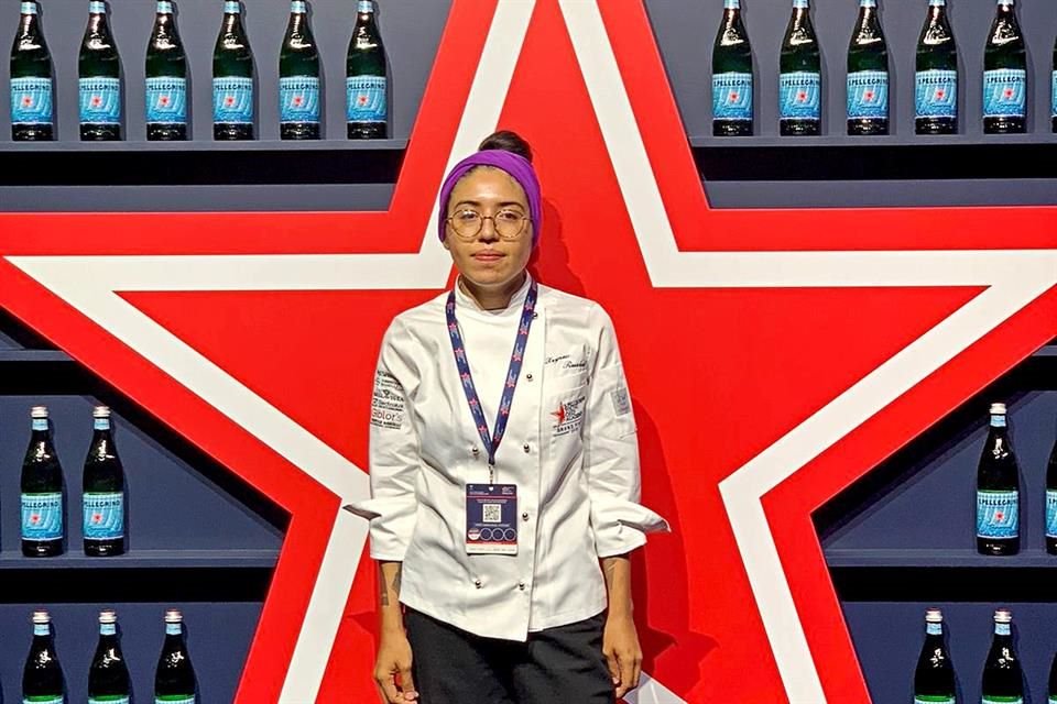 La chef mexicana Cynthia Xrysw Ruelas, fue la única finalista mujer, representó a Latinoamérica con su plato milpa y mar.