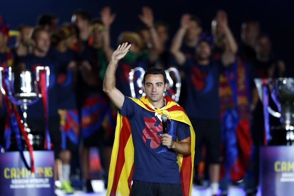 Xavi Hernández dejó de jugar para el Barcelona en el 2015.