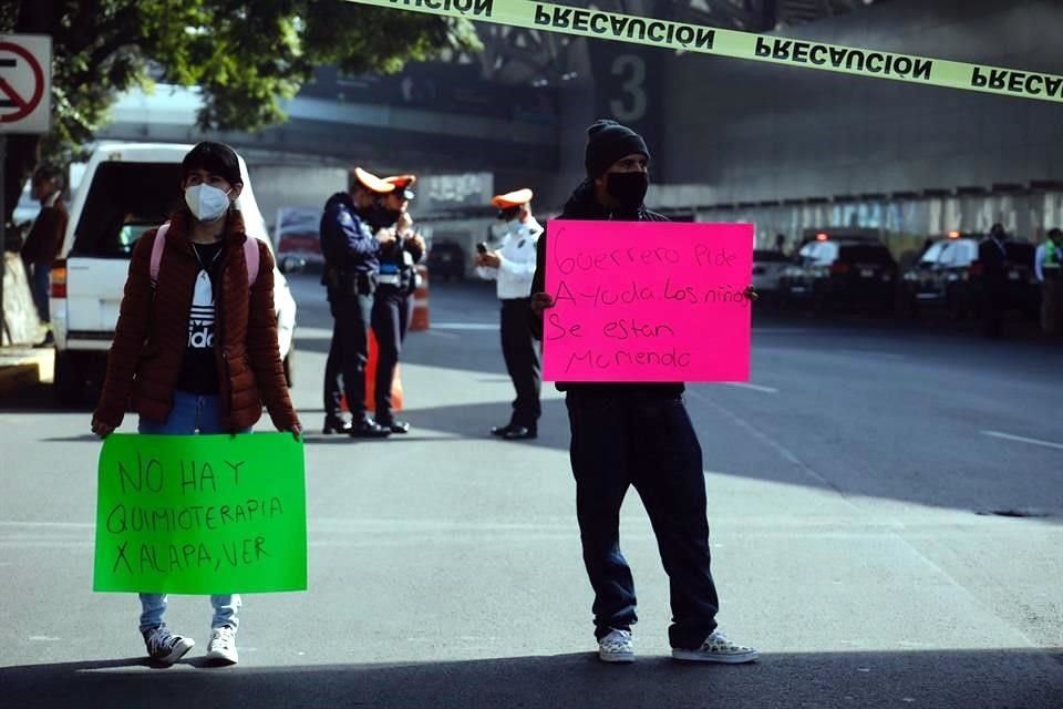 Los manifestantes prevén retirarse de la zona después de las 17:00 horas.