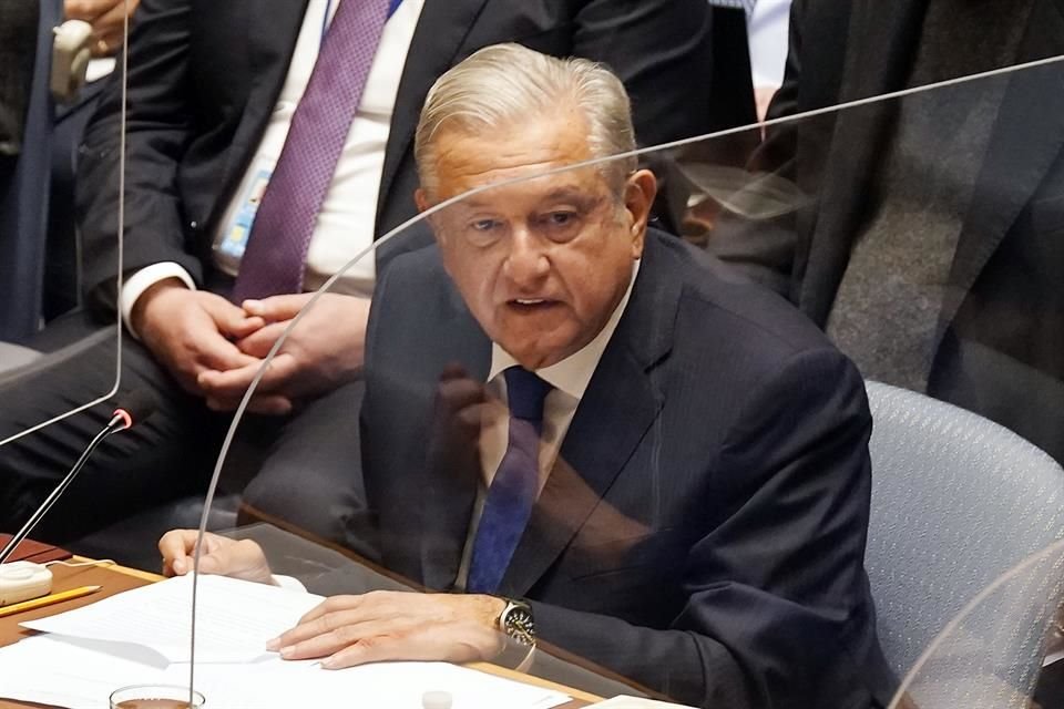 Andrés Manuel López Obrador en la ONU.