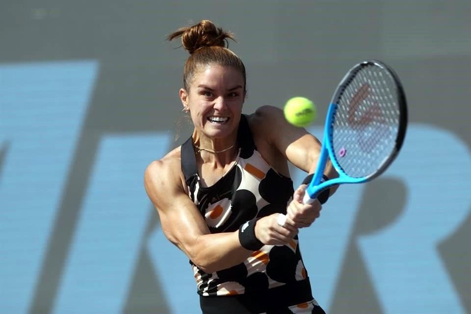 Maria Sakkari no pasó problemas ante su rival.