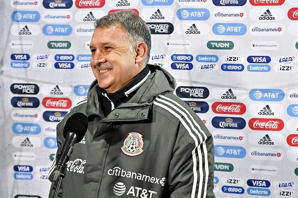 Gerardo Martino reconoció que el Tri no preparará el partido pensando en el empate.