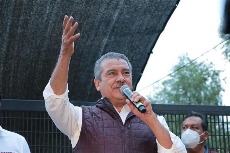 Raúl Morón, aspirante de Morena a la Gubernatura de Michoacán.