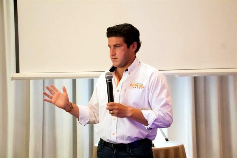Samuel García, candidato de Movimiento Ciudadano a la Gubernatura.