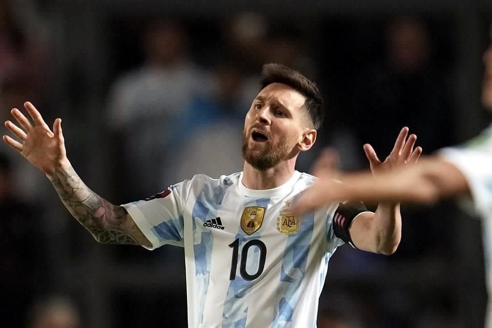 Lionel Messi no brilló y sólo mostró algunos destellos.