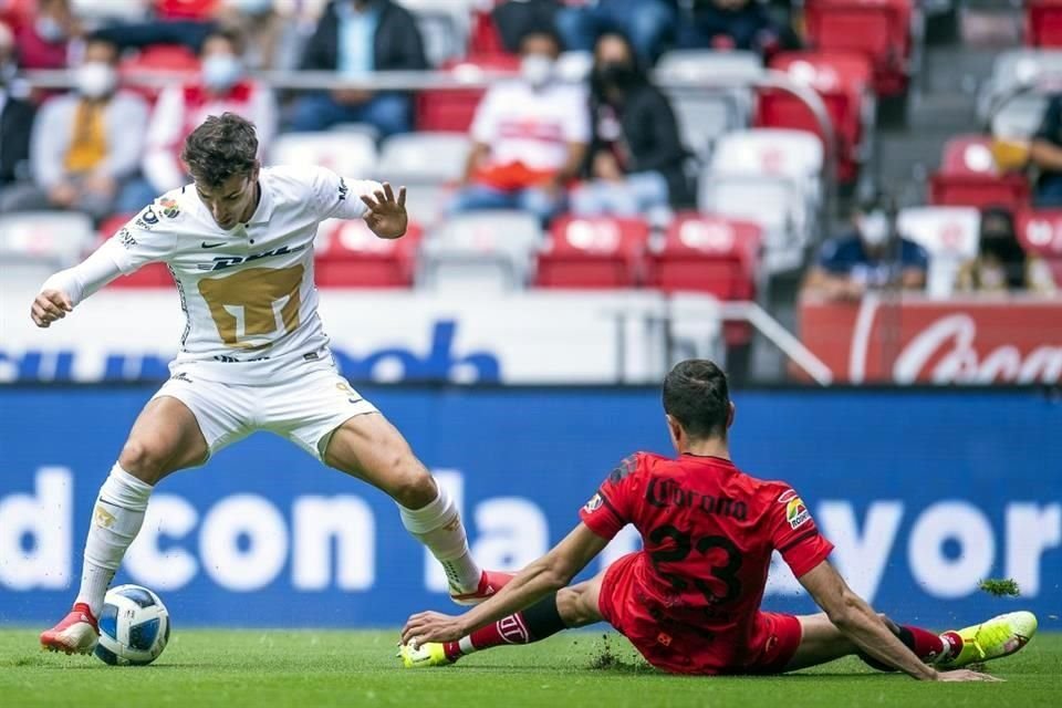 Juan Ignacio Dinenno confía en colaborar para que Pumas siga con vida en esta Liguilla.