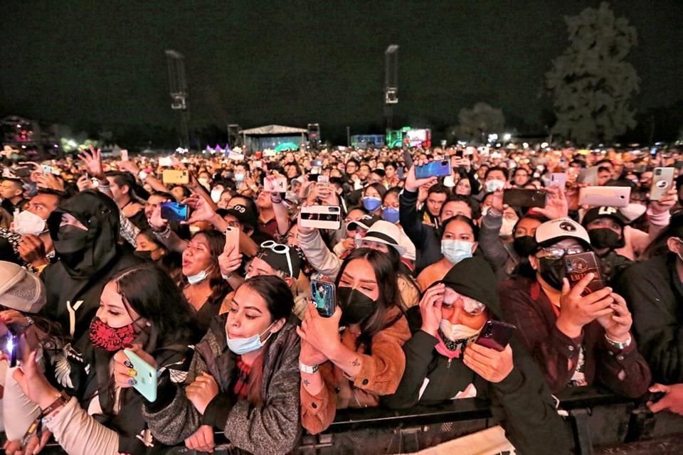 El público se mostró emocionado de poder volver a los festivales masivos como el Corona Capital.