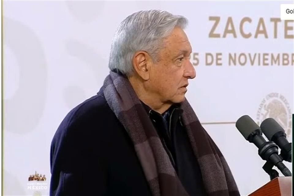 El Presidente ofreció su conferencia mañanera desde Zacatecas.