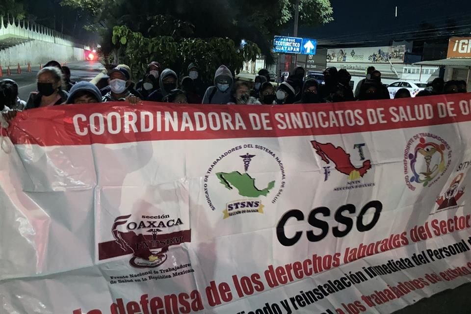 Miembros de Sindicatos de salud acusan despidos injustificados.