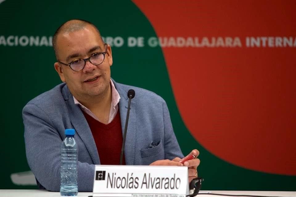 Nicolás Alvarado coordina desde hace cinco años el foro De Muro a Muro, que se realiza en el marco de la FIL de Guadalajara.