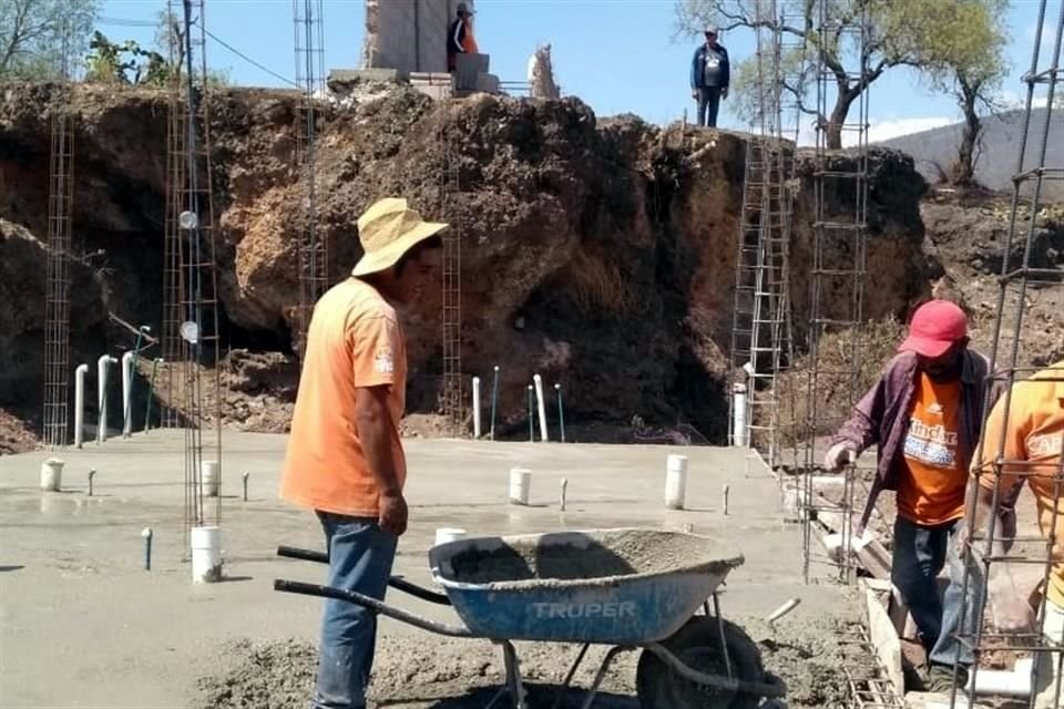 Las obras en los terrenos elevados afectarían el entorno visual de la zona arqueológica principal.
