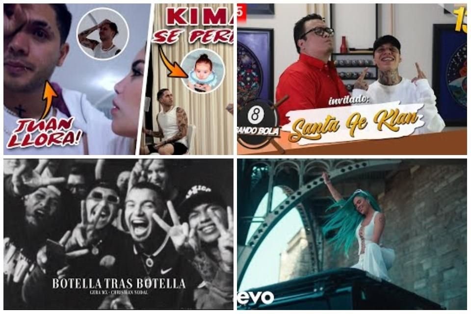 Kimberly Loaiza se lleva el primer puesto en videos populares y una colaboración entre Gera MX y Nodal es el video musical más visto.