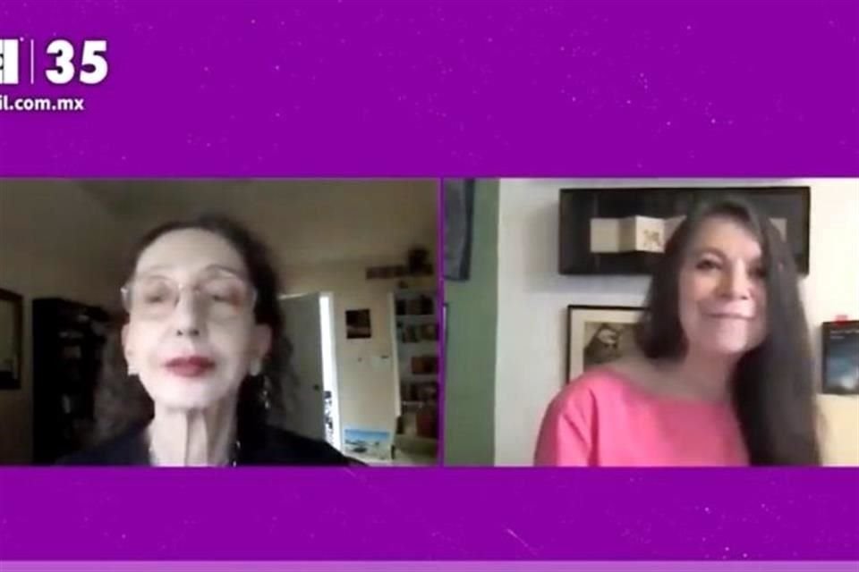 Joyce Carol Oates charló con Carmen Boullosa a distancia sobre su nueva novela, 'Delatora'.