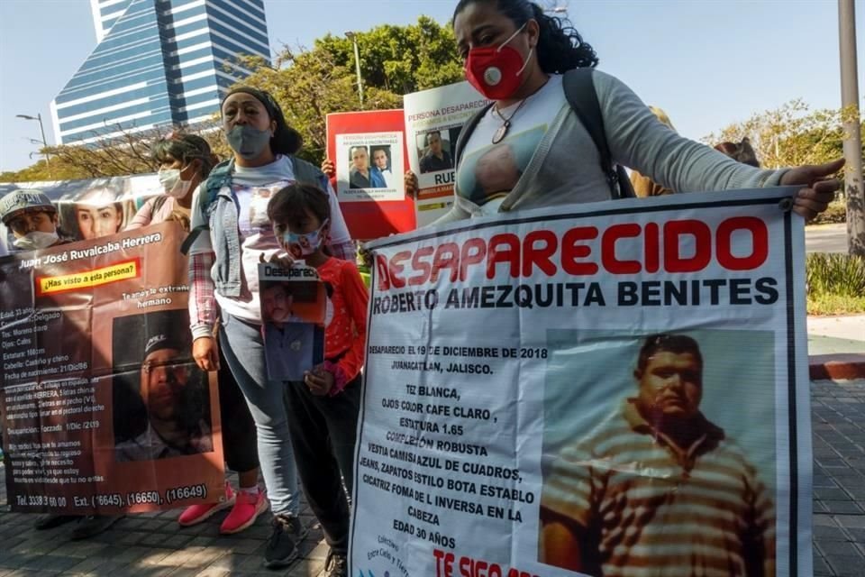 La crisis de desaparecidos en Jalisco es tal que se registra una víctima cada 2 horas con 42 minutos en promedio.