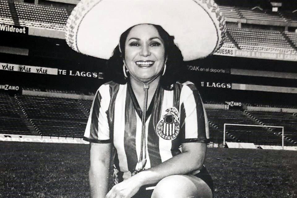 Carmen Salinas fue una ferviente seguidora del Club Guadalajara, que también se unió a las condolencias por la muerte de la actriz.