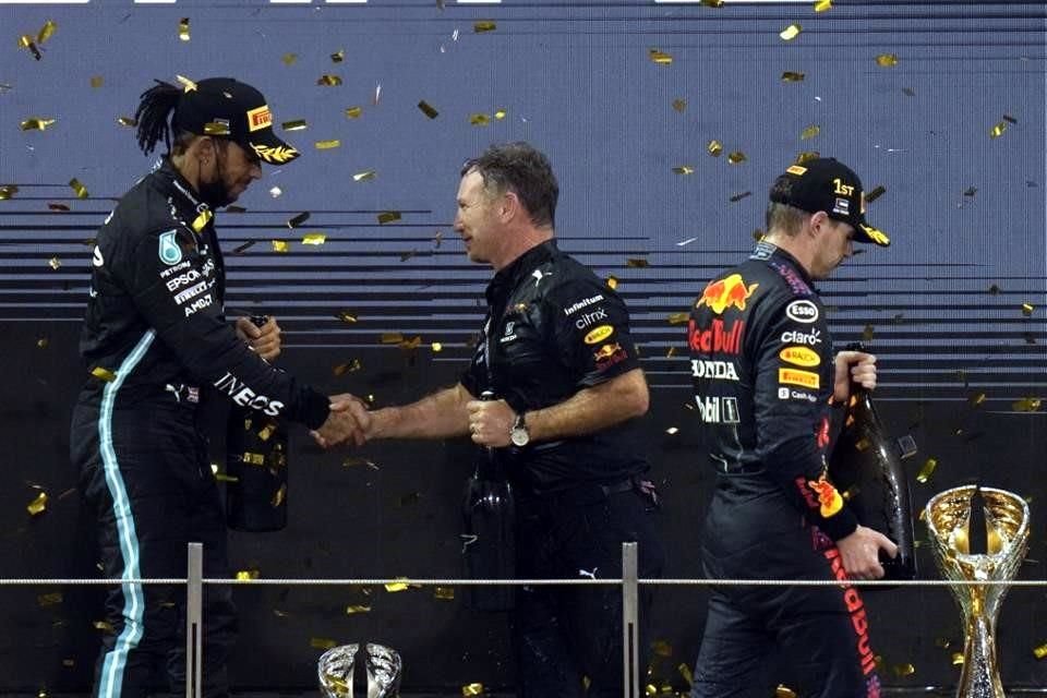 Christian Horner felicitó de esta manera el británico de Mercedes.