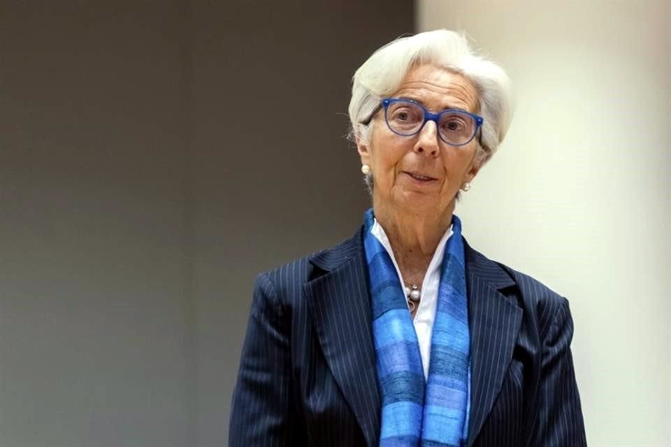 Cristine Lagarde, presidenta del Banco Central Europeo.