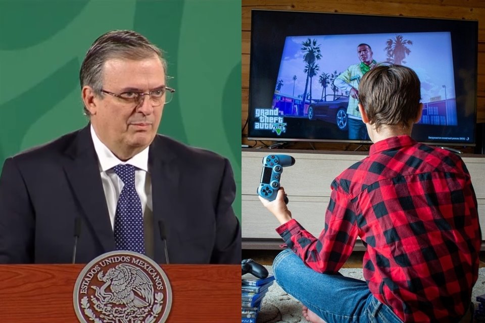 Marcelo Ebrard acusó a compañías que fabrican armas de fincanciar videojuegos. 