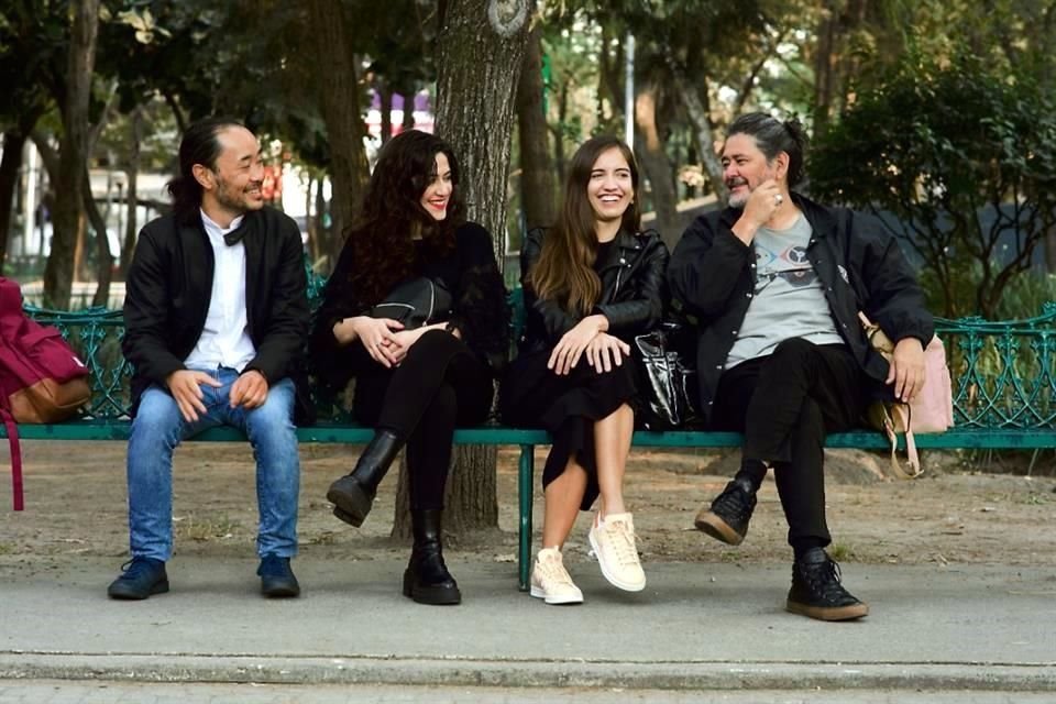 Fede Kina, Maribel Rodríguez, Paula Medina Rivero y Humberto Polar.