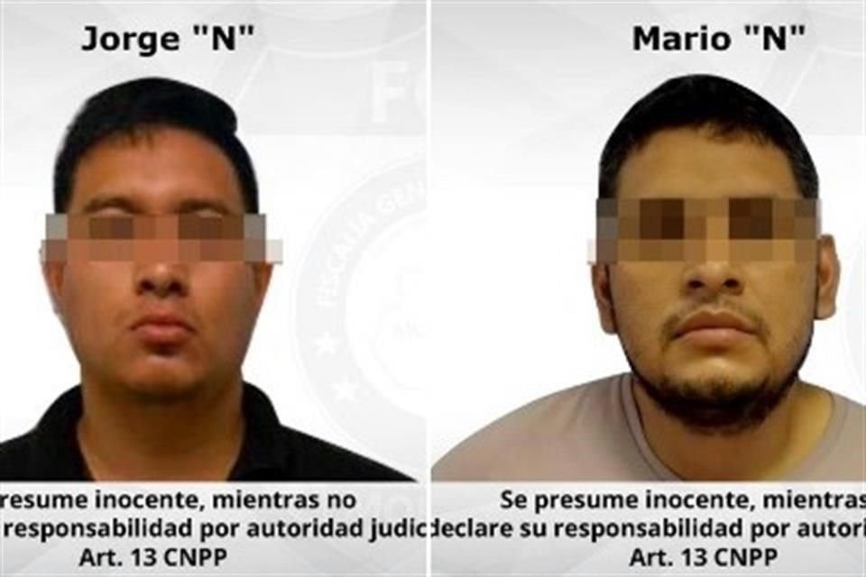 A Jorge 'N' se le vinculó a proceso y quedó en prisión preventiva y a Mario 'N' se le impuso prisión como medida cautelar mientras se realiza su audiencia de vinculación.