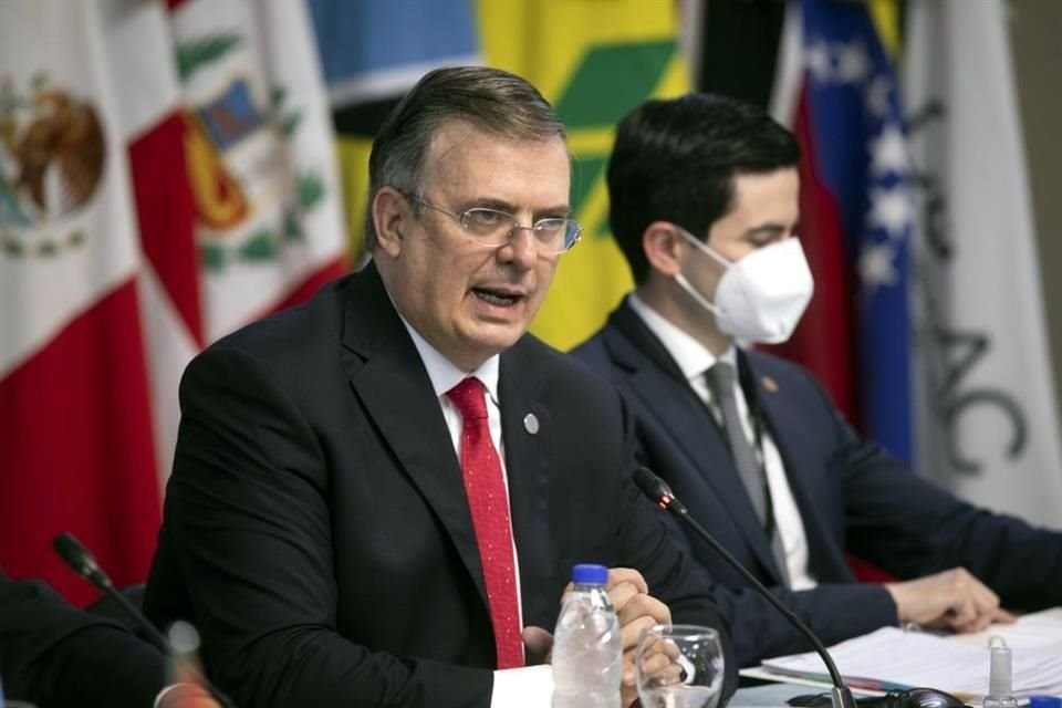 El canciller mexicano, Marcelo Ebrard.