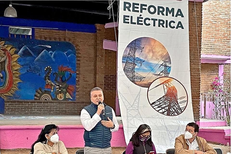 'Estoy seguro de que vamos a construir ahí y lograr un círculo virtuoso entre todos y que obtendremos la reforma constitucional', afirmó Manuel Rodríguez, presidente de la Comisión de Energía.