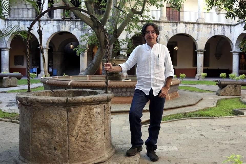 El historiador Pedro Salmerón estuvo apenas seis meses al frente del Museo Regional de Guadalajara, recinto adscrito al INAH.