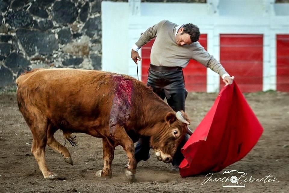 Antonio Ferrera ejecutó muletazos con personalidad y temple a un buen toro.