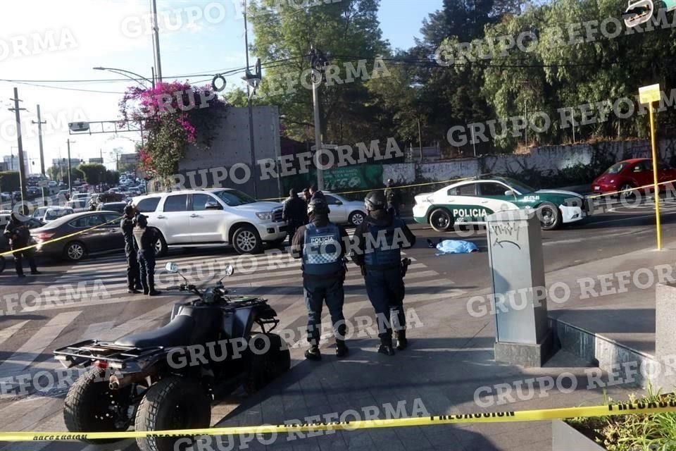 El accidente se registró sobre Avenida Insurgentes Sur y Eje 10 Sur, Colonia San Ángel.