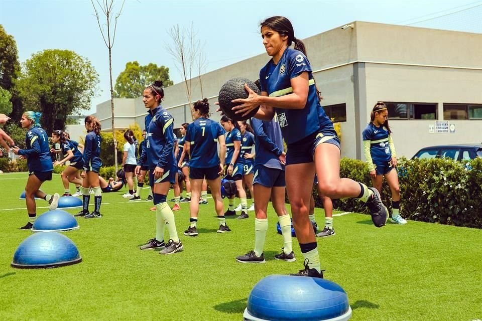 El plante americanista se alista para el primer duelo ante Tigres.