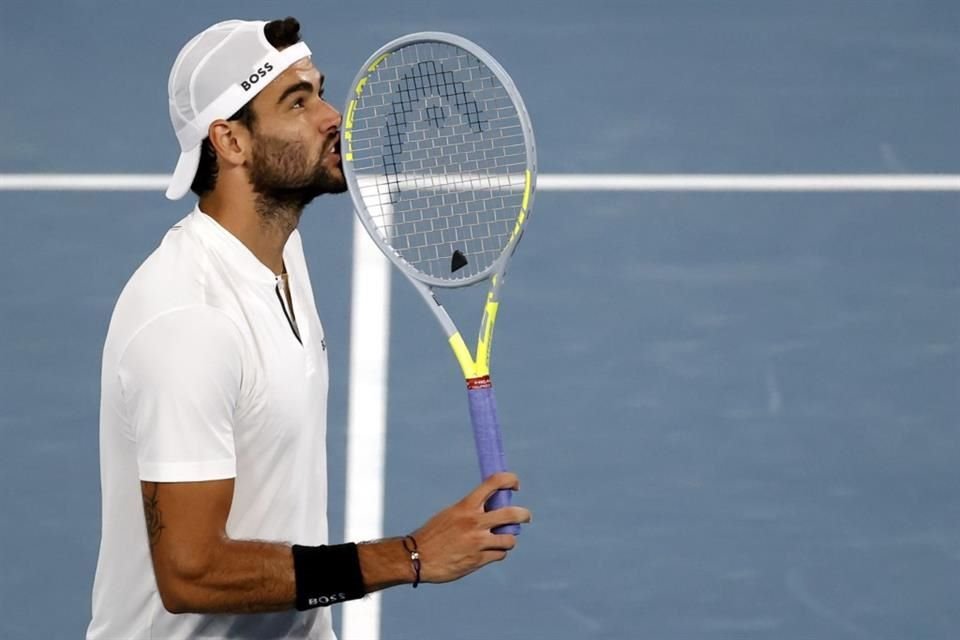 El italiano Matteo Berrettini estuvo a la altura del escenario.