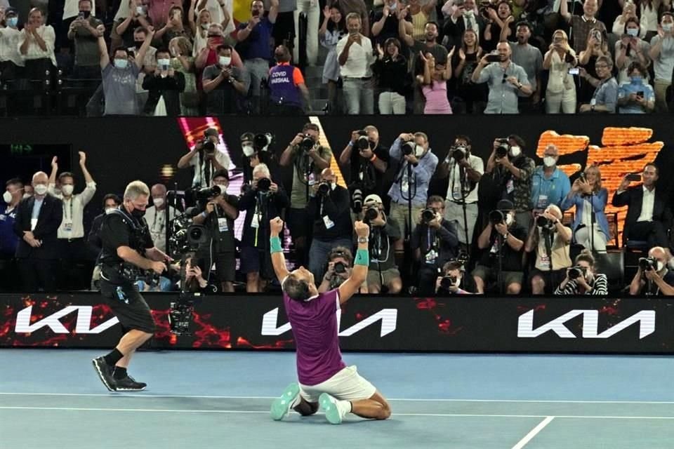 La afición se rindió ante el jugador más ganador en la historia del tenis.