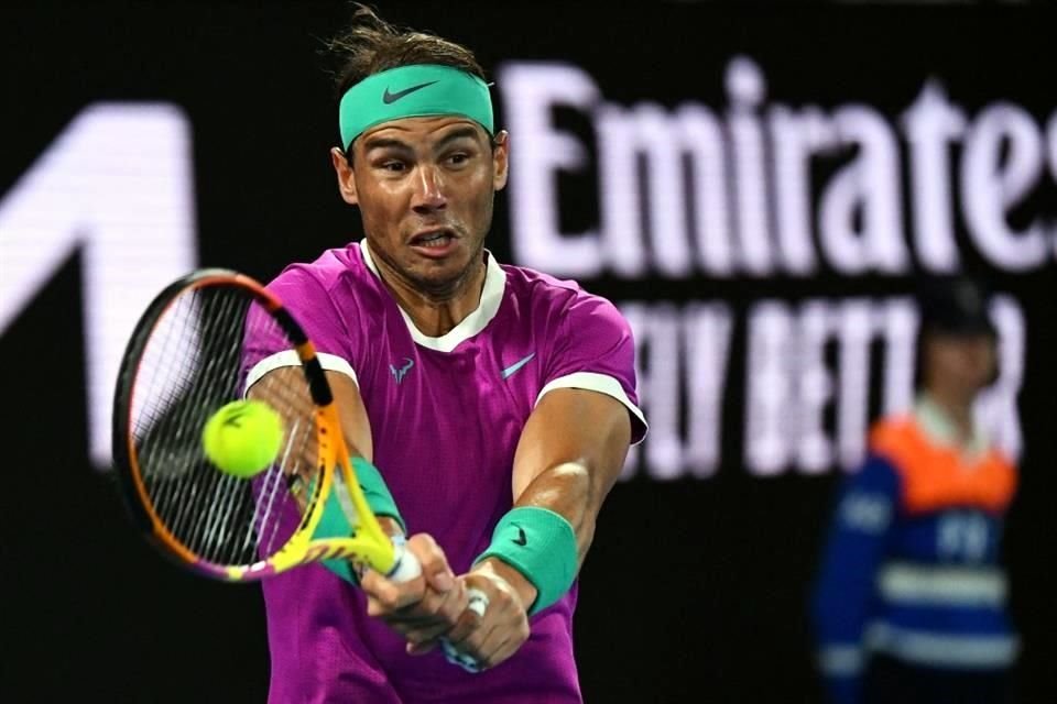 Rafael Nadal recién ganó el Abierto de Australia.