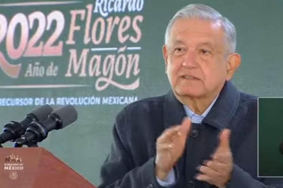 El Presidente López Obrador en conferencia desde Tlaxcala.