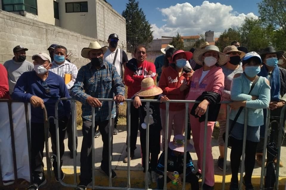 Habitantes reclamaron a la Gobernadora de Tlaxcala.
