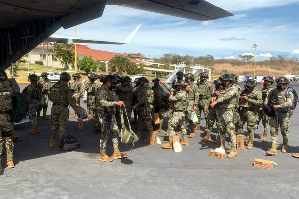 La última semana, Colima enfrentó ejecuciones y balaceras, por lo que se reforzó presencia de Fuerzas Armadas.