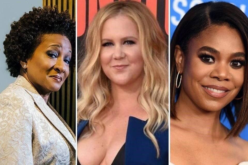 Varios medios confirmaron que las comediantes Wanda Sykes (izq.), Amy Schumer (centro) y Regina Hall (der.) conducirán la entrega 94 del Óscar, el 27 de marzo.