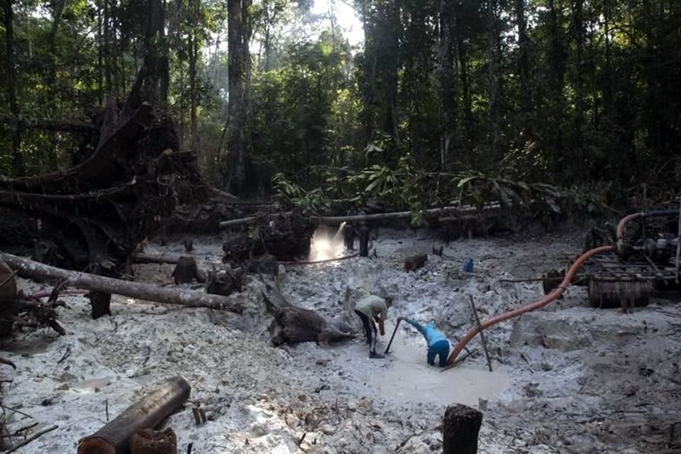 El Presidente Jair Bolsonaro emitió este lunes dos decretos para buscar oro de la Amazonia brasileña.