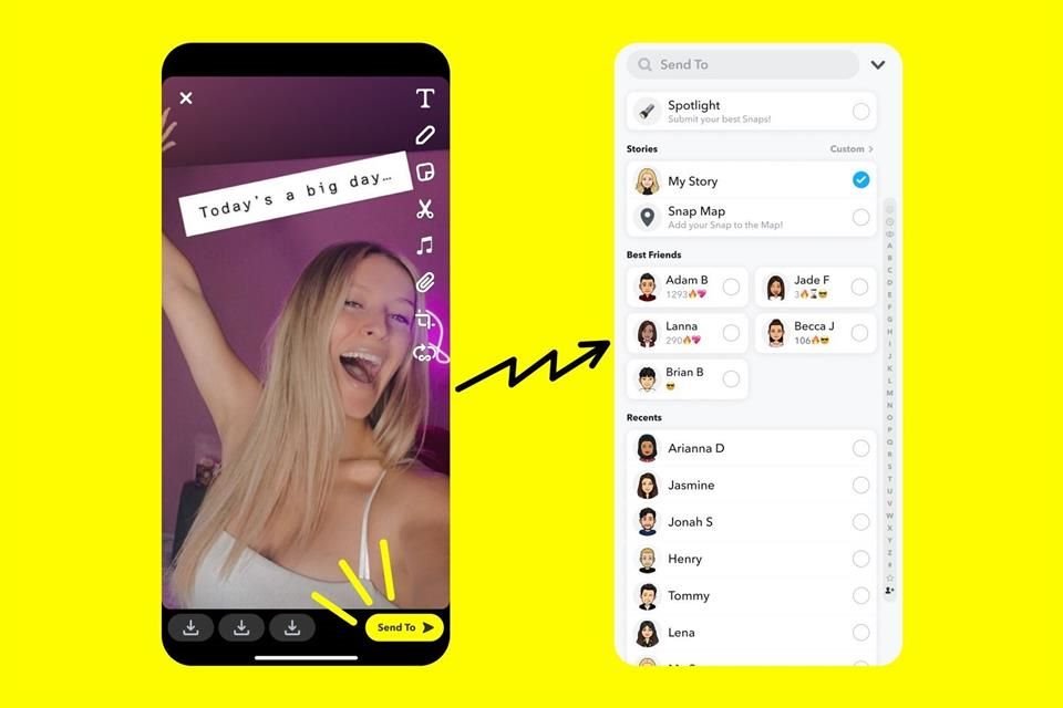 La plataforma incluirá comerciales en los contenidos de figuras públicas conocidas como Snap Stars.