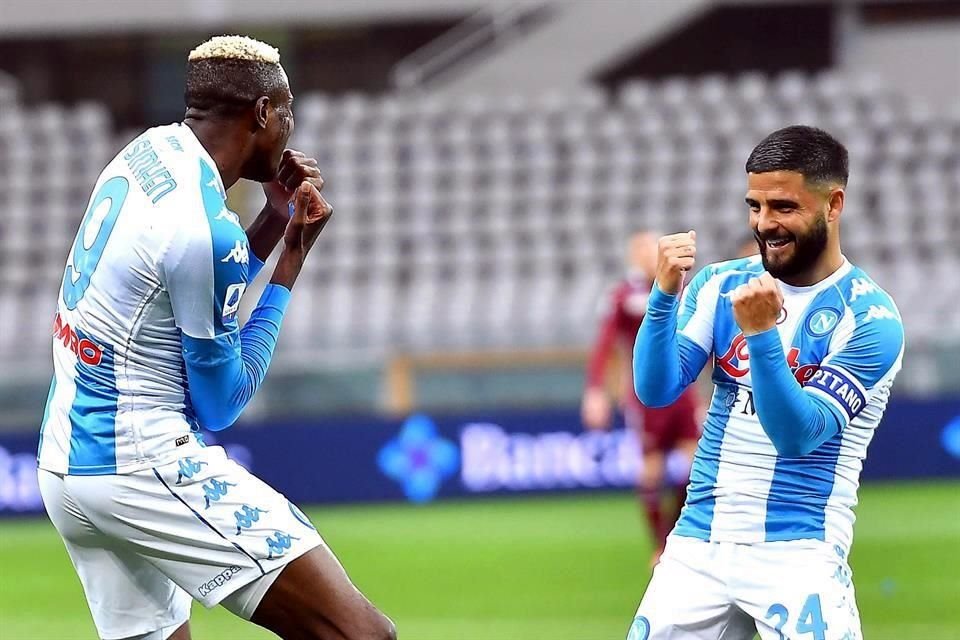 Napoli derrotó al Torino y se metió a puestos de Champions League, desplazando a la Juventus.