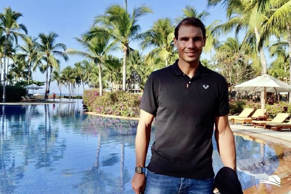 Nadal se dice feliz de estar en México.