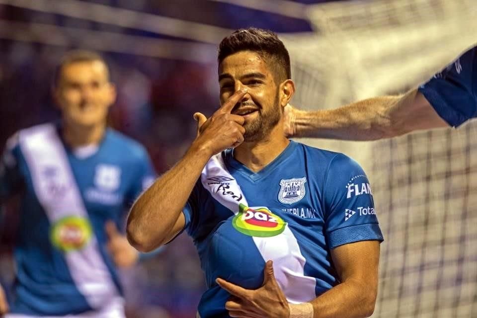 Diego de Buen anotó el gol del triunfo del Puebla.