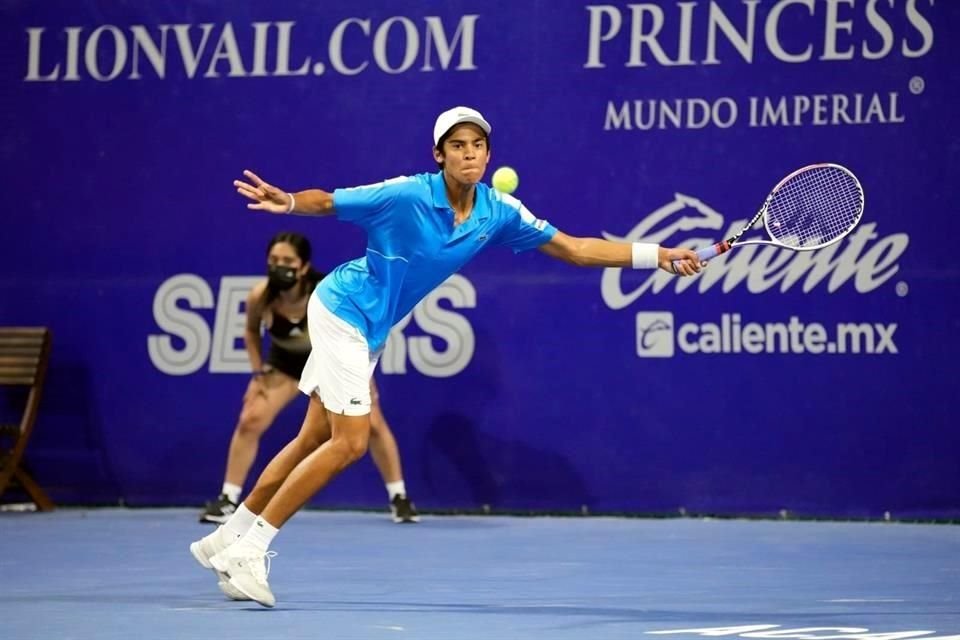 Rodrigo Pacheco no pudo pasar al cuadro principal del Abierto Mexicano.