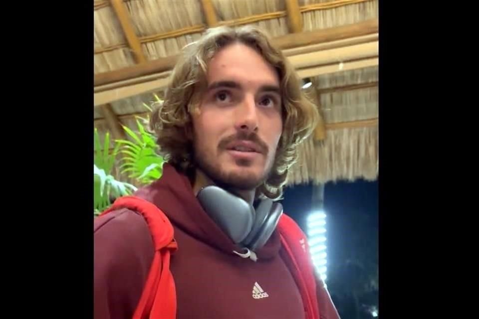 Stefanos Tsitsipas admitió que trae muchas ganas de complacer a la afición mexicana.