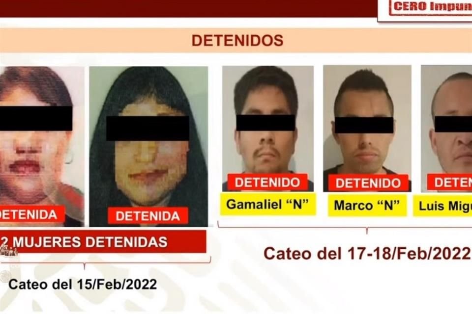 Cinco personas fueron detenidas por el asesinato de los jóvenes en Zacatecas.