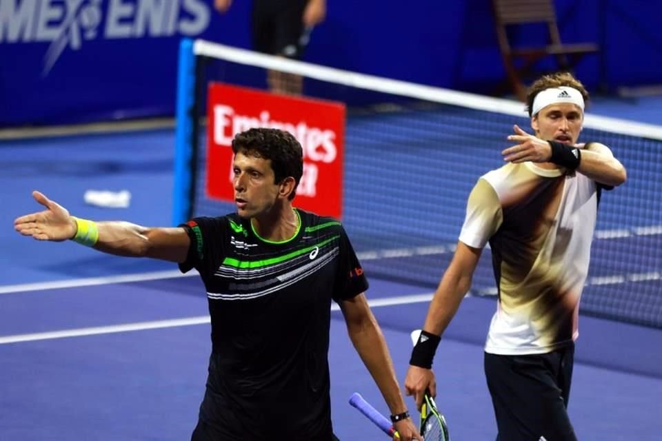 El alemán y su compañero, el brasileño Marcelo Melo, cayeron ante la dupla del británico Lloyd Glasspool y el finlandés Harri Heliövaara por 6-2, 6-4 y 10-6.