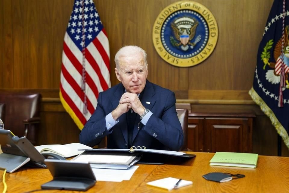 El Presidente Biden condenó la acción de Putin.