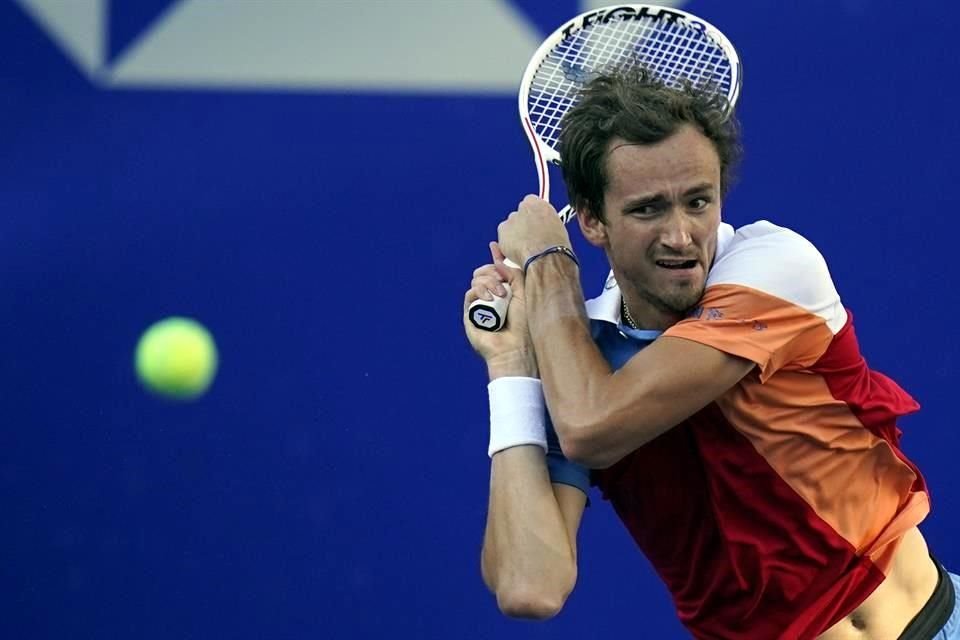 Daniil Medvedev celebró con una victoria su próximo número 1 en la ATP.