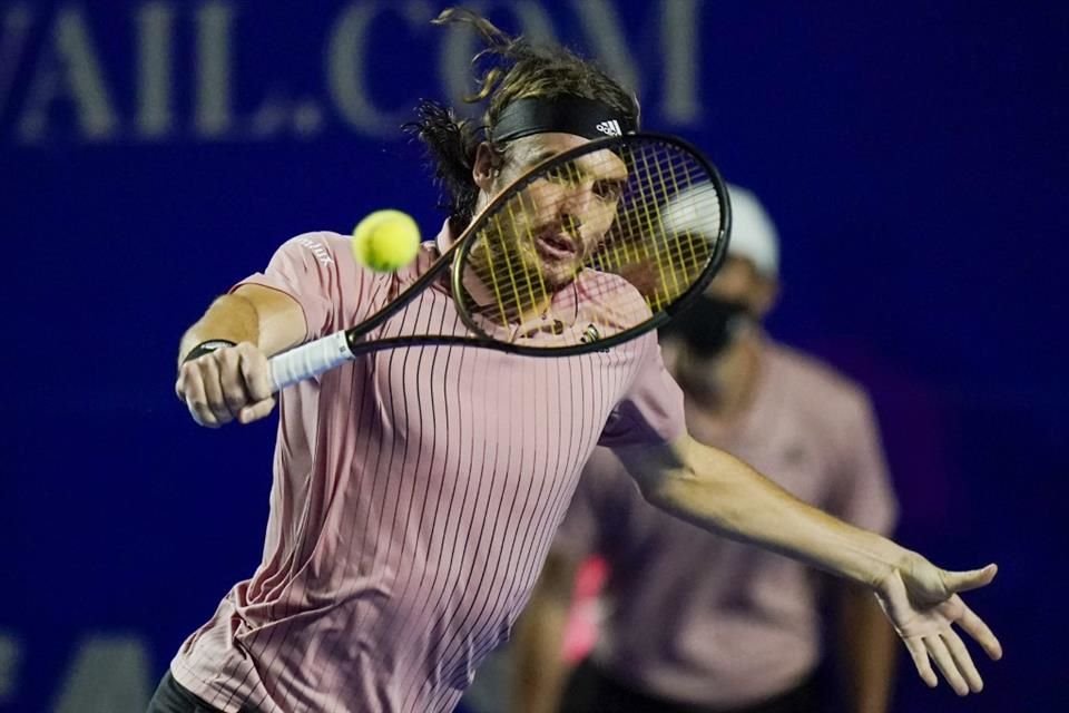 Tsitsipas se quedó a un paso de la Final en Acapulco.